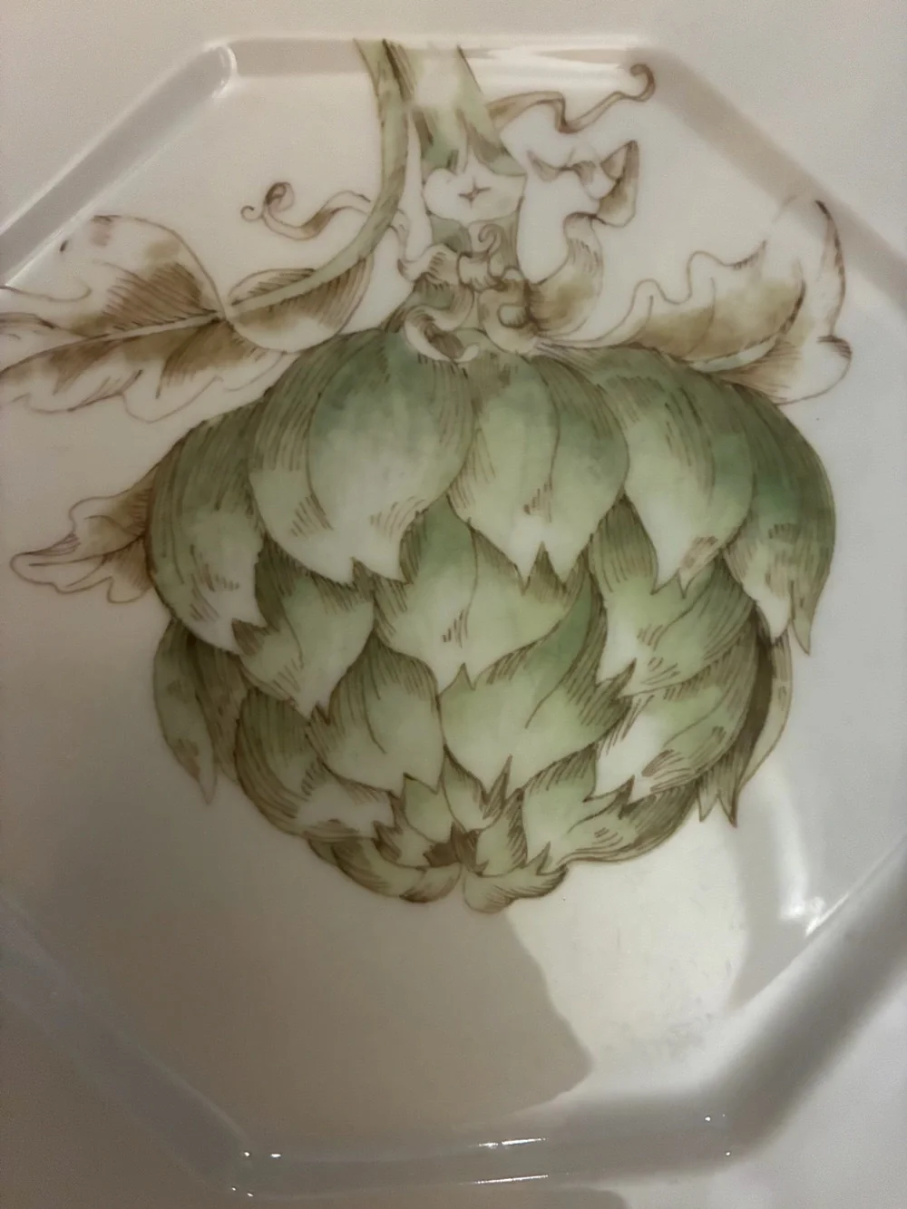 Vtg Fitz&Floyd Set Of 4 Potager Dinner Plates Tomato Artichoke Eggplant Pepper